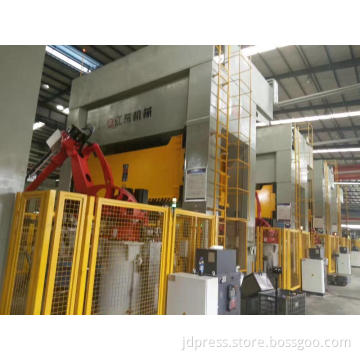 Single-action steel sheet punching hydraulic press
